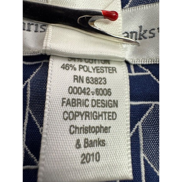 Christopher & Banks Women's Reversible Quilted Snap Button Vest Size M NWT - Picture 13 of 14